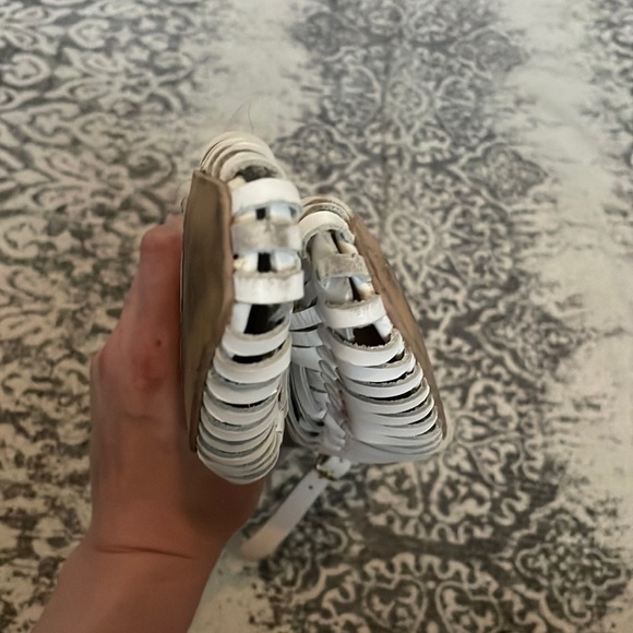 Pilcro woven leather ankle strap sandals - Picture 5 of 5